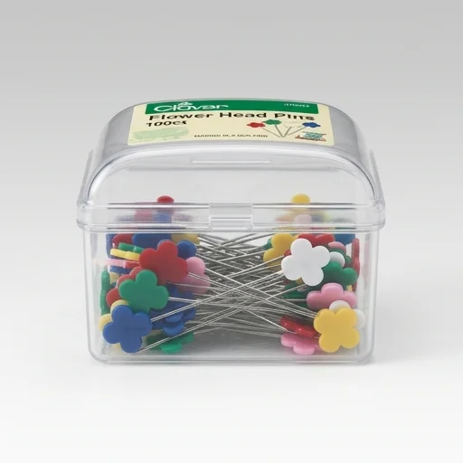 Clover Flower Head Pins (100ct)