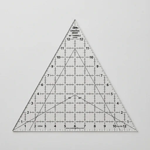 Creative Grids 60 Degree Triangle Ruler